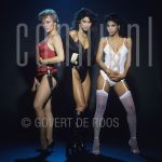 29-10-1982 Vanity Six at studio in Amsterdam.

[keywords]Posed, Full Length, Eyecontact, Ladies underwear, Singers[/keywords]